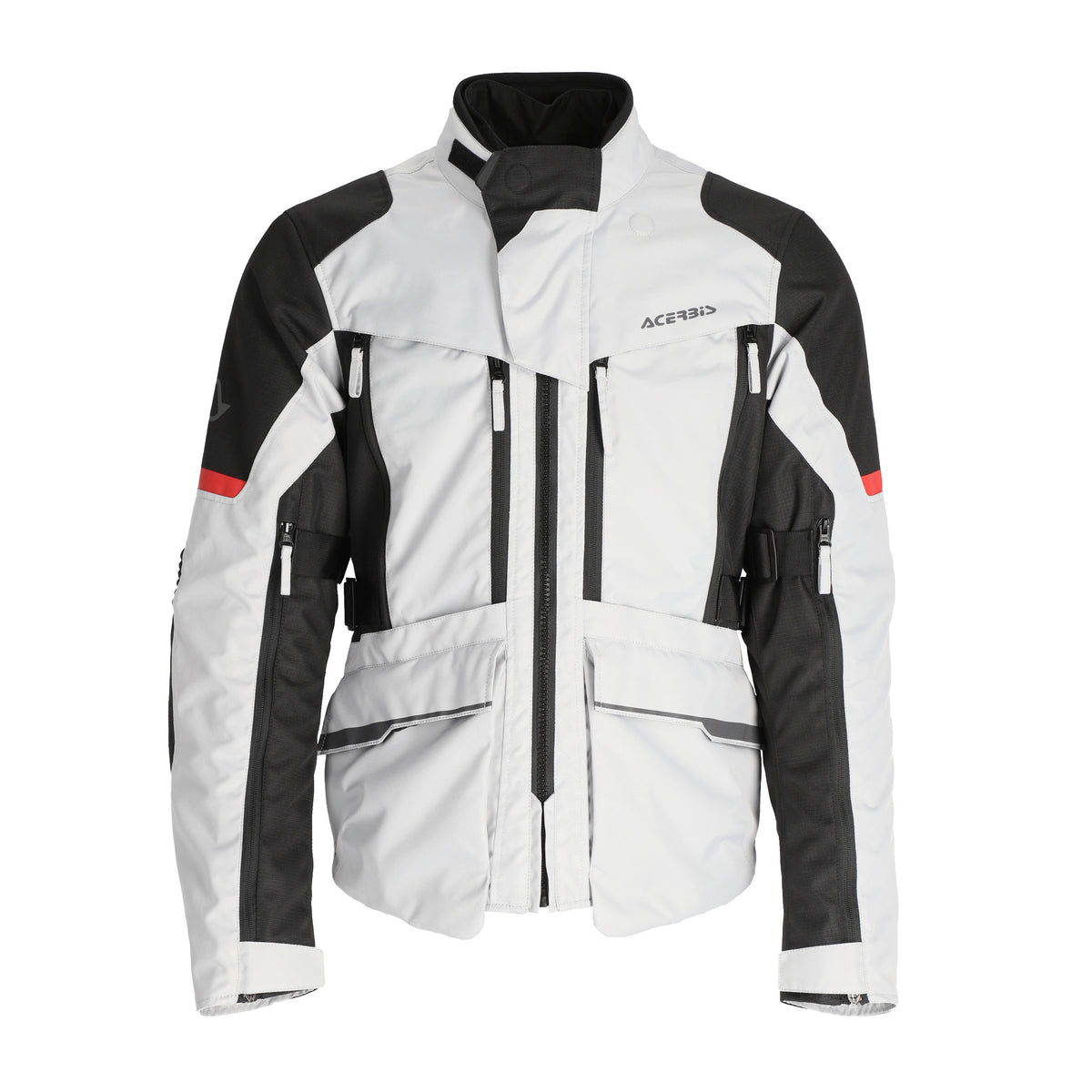 GIACCA UOMO 4 STAGIONI ACERBIS CE X-ROVER - grigio/rosso