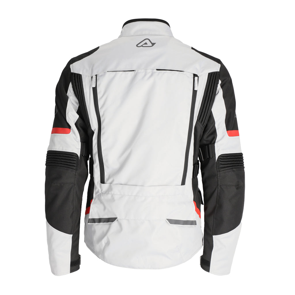 GIACCA UOMO 4 STAGIONI ACERBIS CE X-ROVER - grigio/rosso