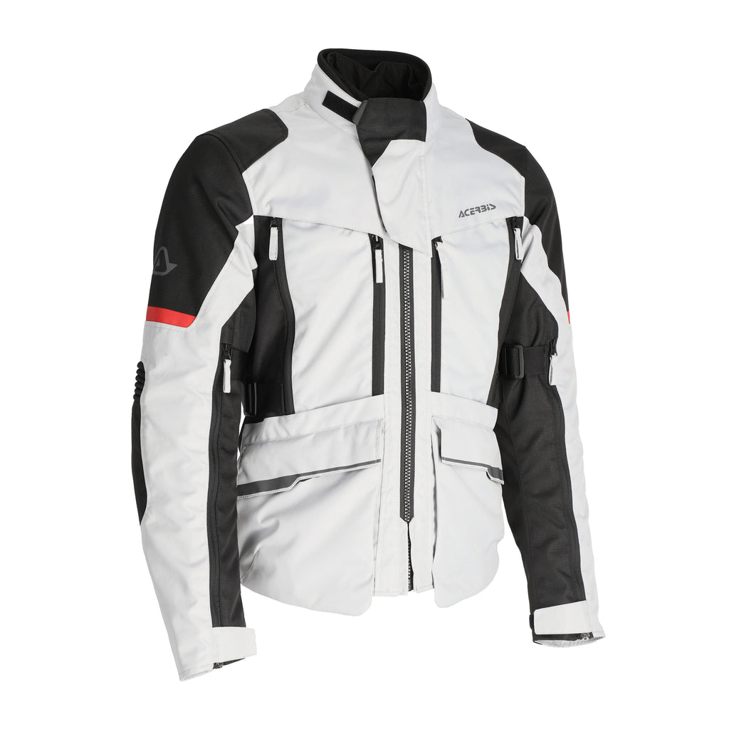 GIACCA UOMO 4 STAGIONI ACERBIS CE X-ROVER - grigio/rosso
