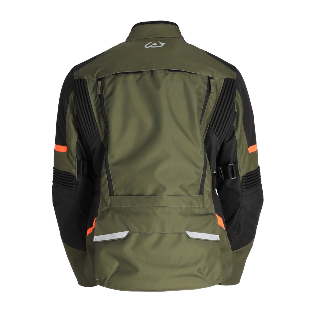 GIACCA UOMO 4 STAGIONI ACERBIS CE X-ROVER - verde/arancio