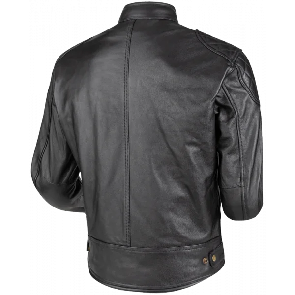 GIACCA PELLE UOMO MOORE RACE 2 - nero