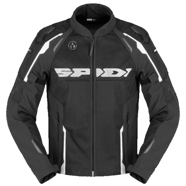 GIACCA UOMO ESTIVA SPIDI RACE WARRIOR 2 NET - nero/bianco