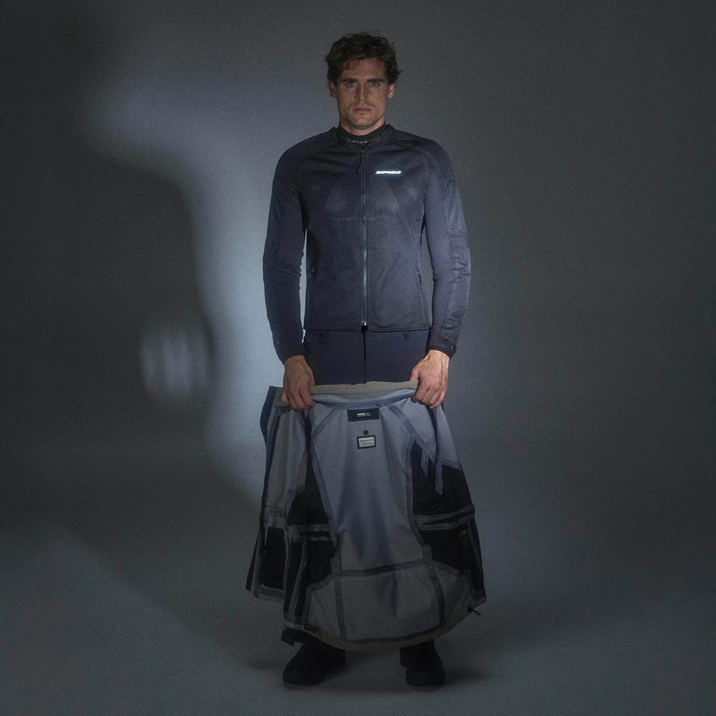 GIACCA UOMO ESTIVA SPIDI SUPER NET - grigio