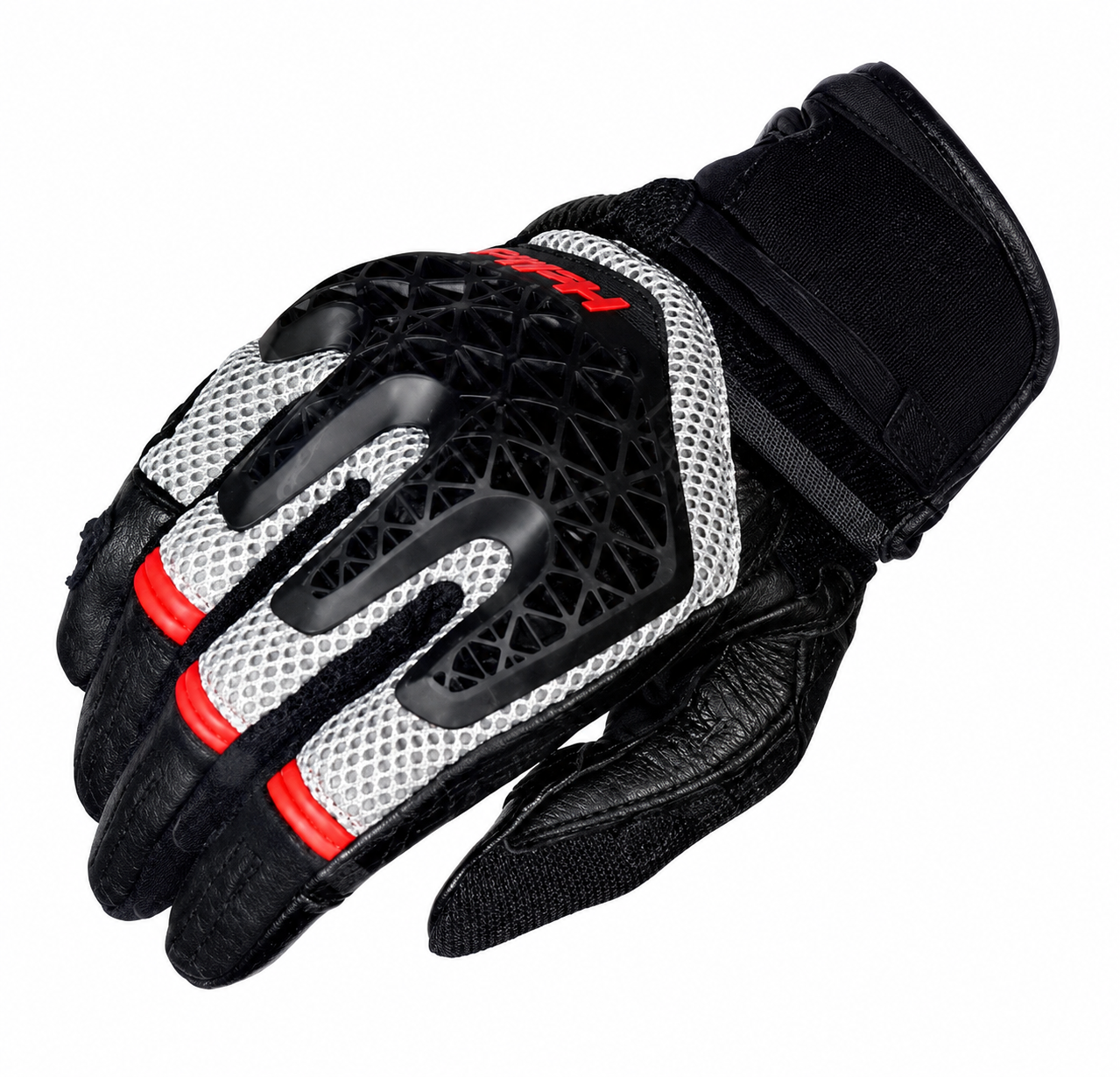GUANTI ESTIVI UNISEX MPH FREEDOM - nero/grigio/rosso