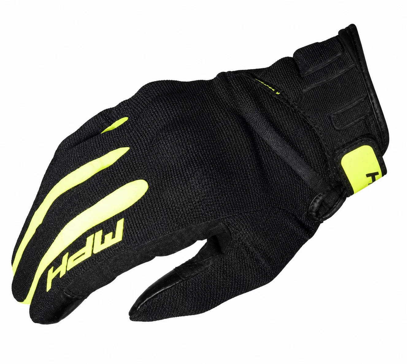 GUANTI ESTIVI UNISEX MPH STREET - nero/giallo fluo