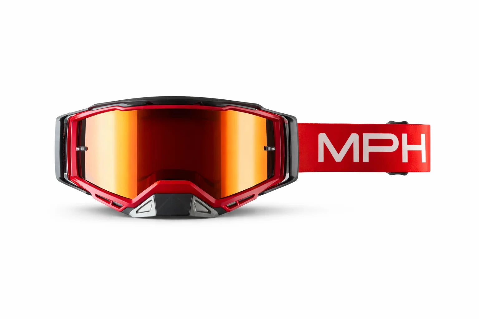 MASCHERA CROSS MPH OFF ROAD PRORACE - rosso bianco