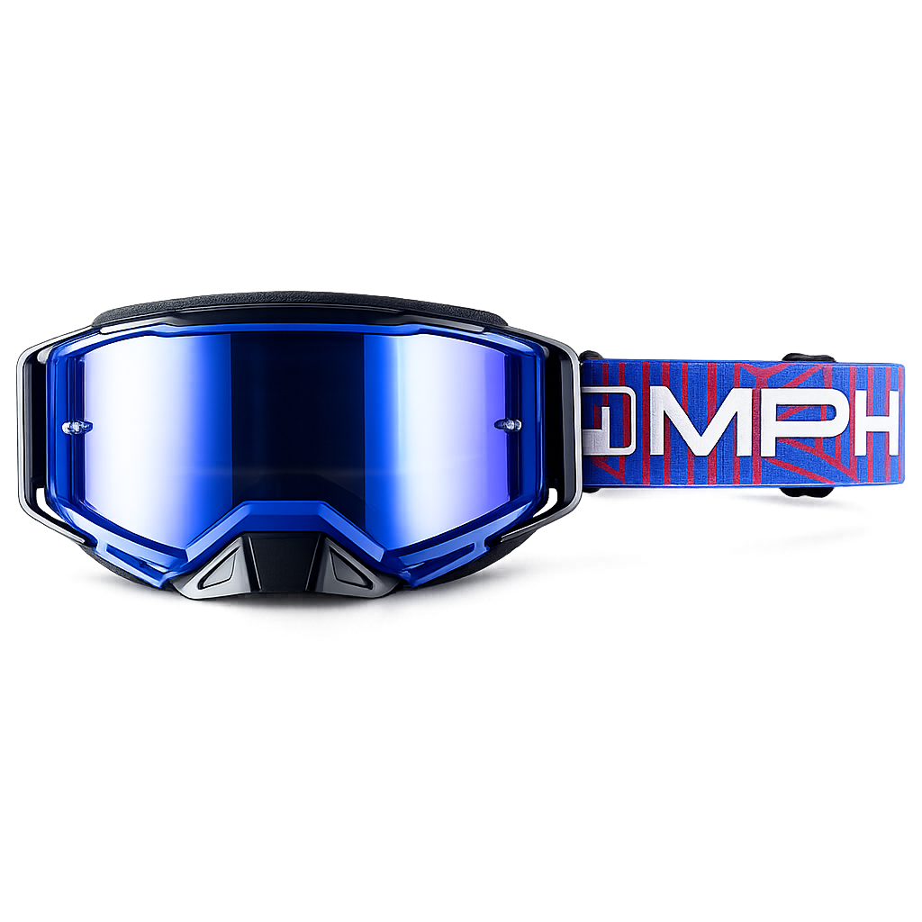 MASCHERA CROSS MPH OFF ROAD PRORACE - blu/rosso
