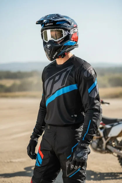 MASCHERA CROSS MPH OFF ROAD PRORACE - nero bianco