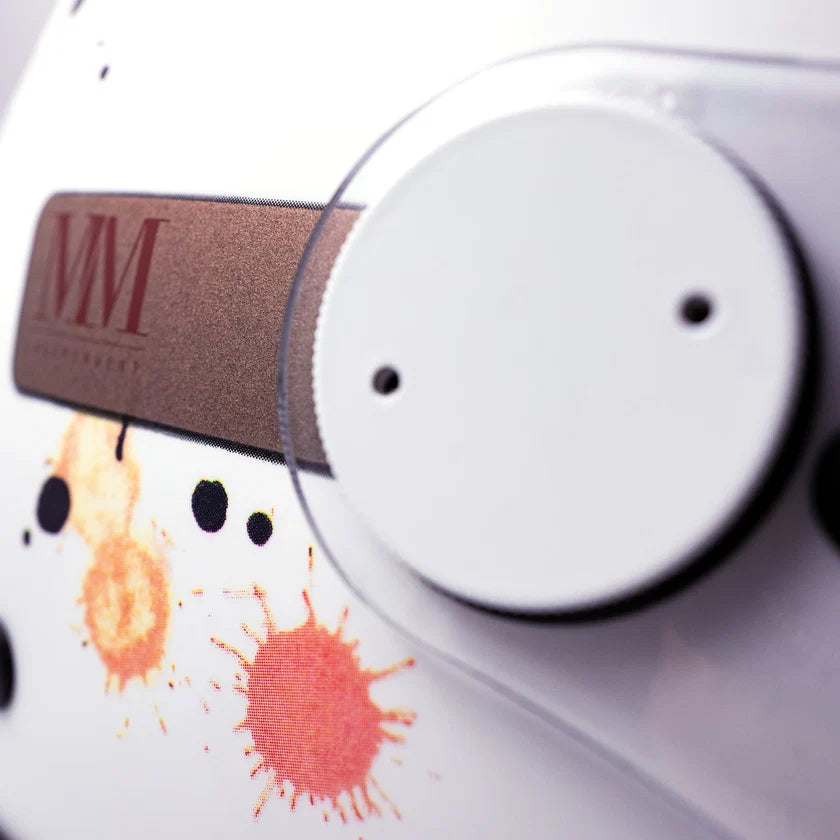 CASCO JET MM INDIPENDENT TATTOO ROSE - bianco opaco