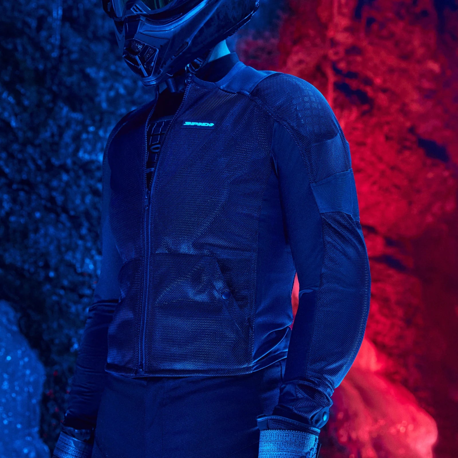 GIACCA UOMO ESTIVA SPIDI BASE-1 ARMOR - nero